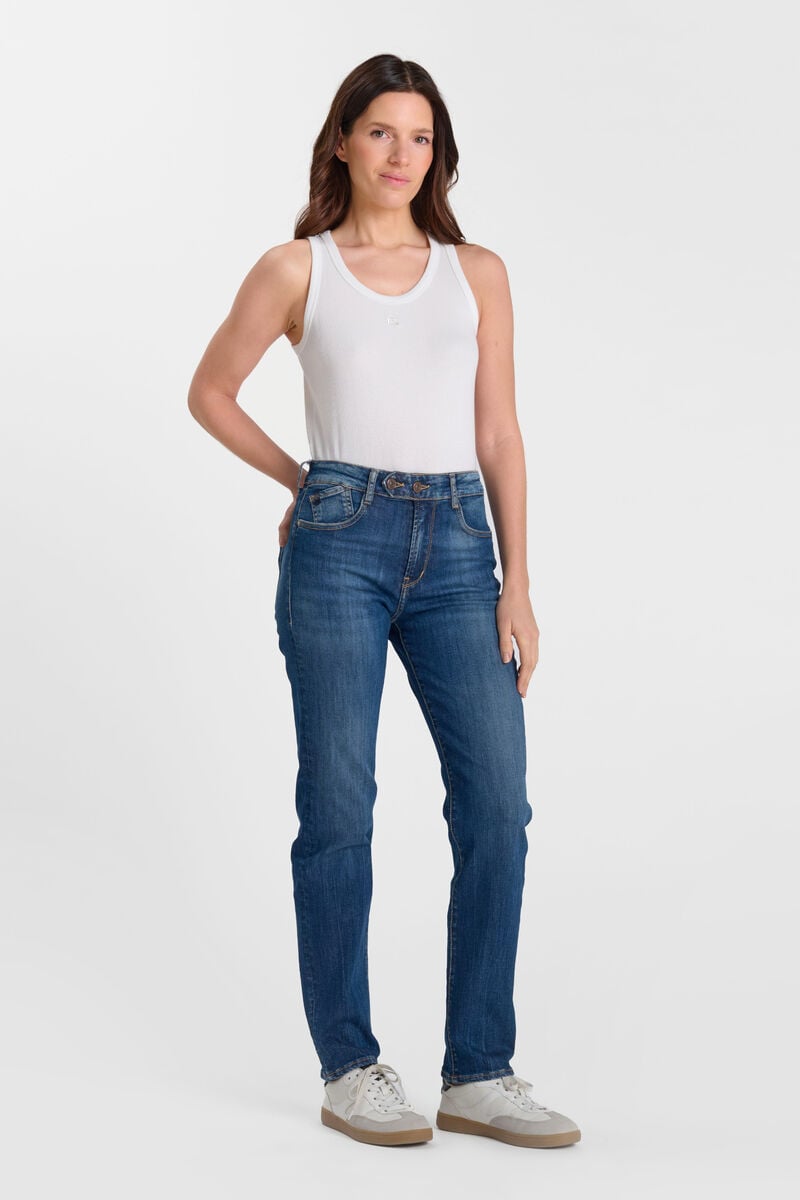 Jeans 400/17 mom taille haute bleu N°3